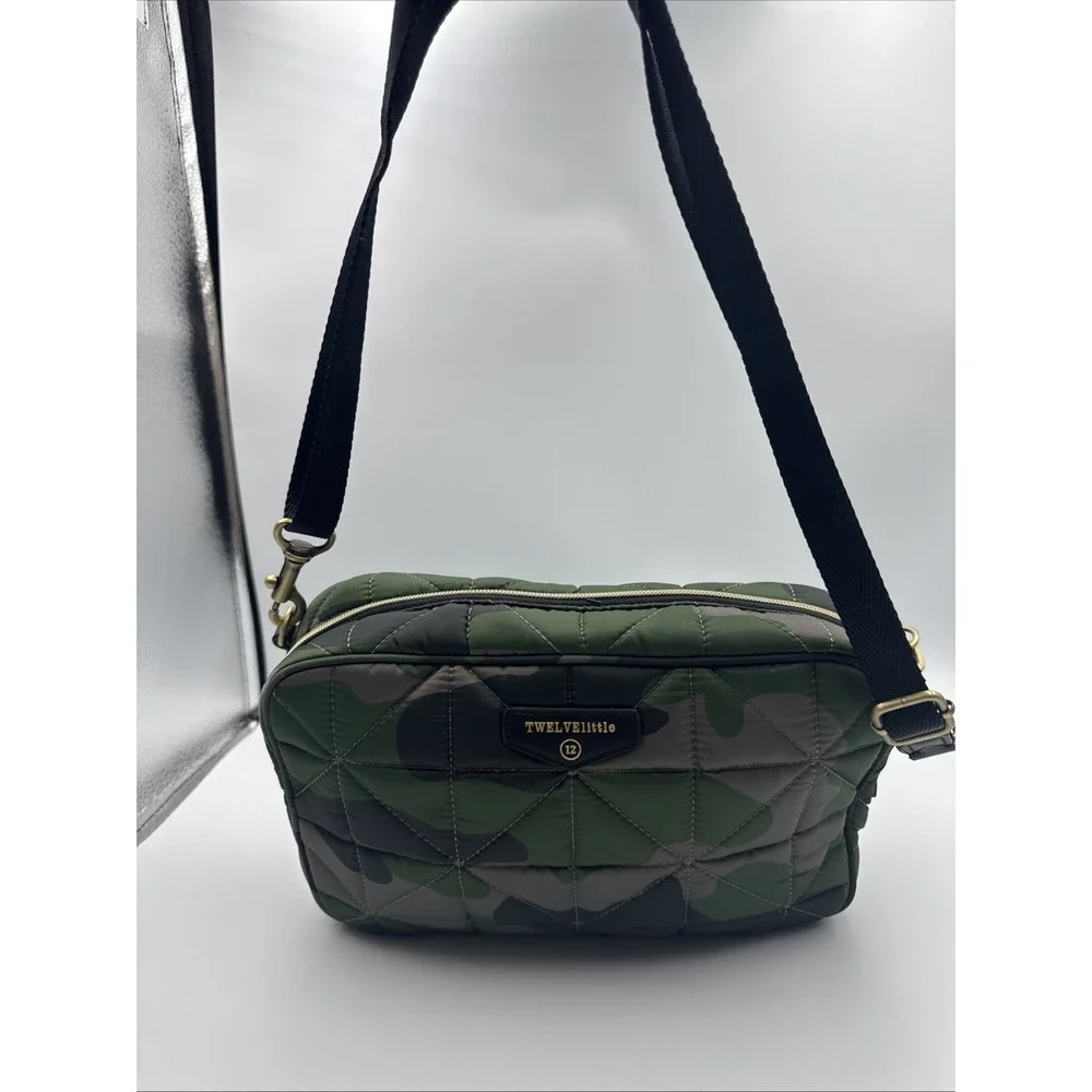 TWELVElittle Diaper Clutch Crossbody Diaperbag with Changing Pad Camo‎